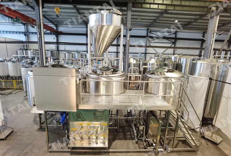 2500L Three vessel brewhouse Microbrewery equipment  to