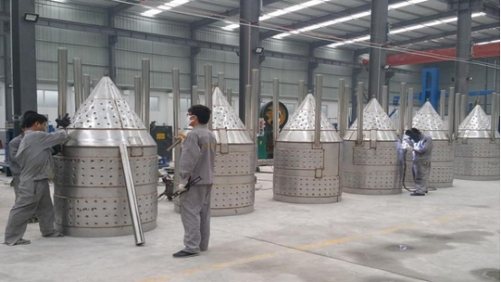 The craft brewery equipment production in Tiantai factory
