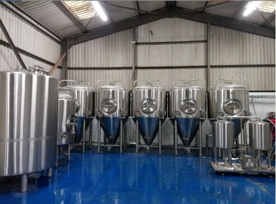 The brewery finished installation in UK