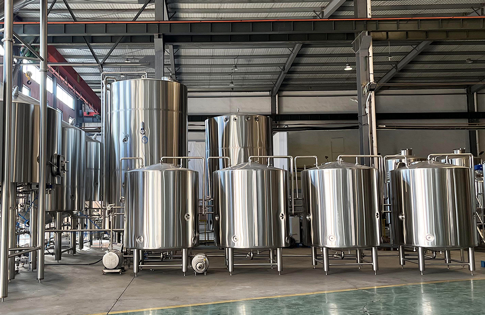 CIP system,beer brewing process,Clean-in-place